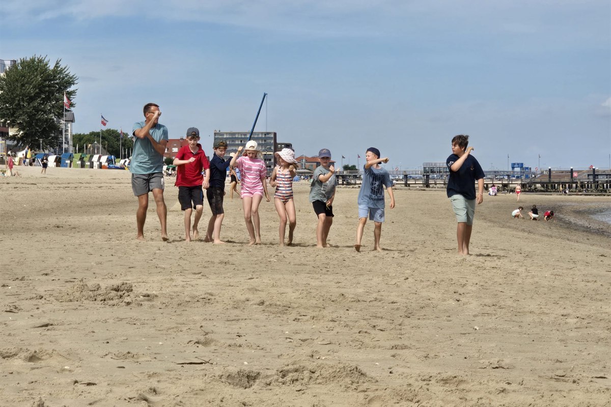 Kinder im Sommercamp auf Föhr